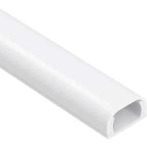 ZhiYo Wire Covers for 2 Cords, 153in White Cord Cover Kit, Cable Cover Paintable, Cable Concealer