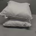 BHZ Throw Pillows 20x20 Euro Pillow Inserts Set of 2, Down Feather Alternative Pillow Inserts, Decorative Soft Large Square White Throw Pillows Insert for Couch Bed Dorm Sofa with Breathable Cover