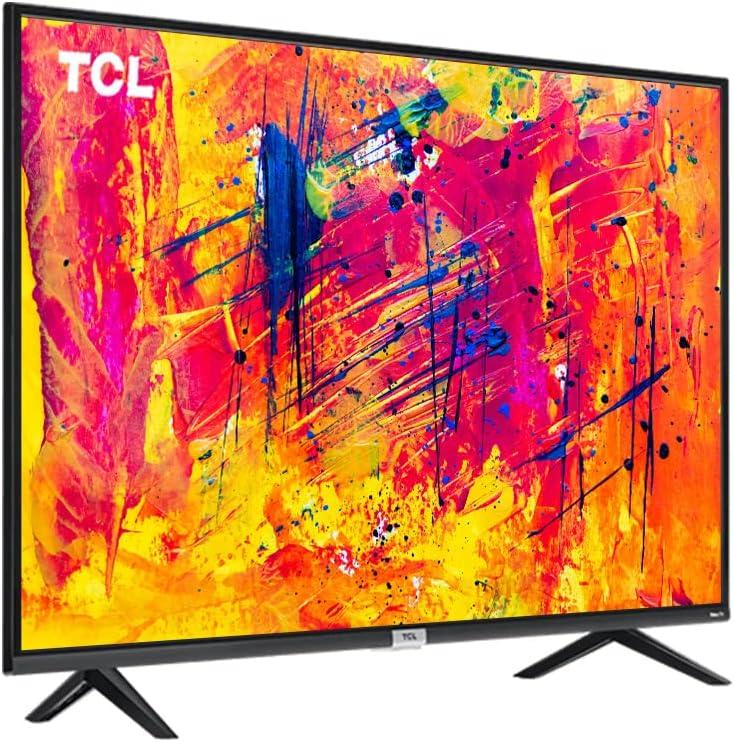 TCL 32-Inch Class HD 720p Smart LED TV Dolby Digital Advanced Digital Tuner Premium Design Compatible with Alexa & Google Assistant 32S331 