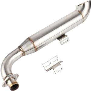 Motorcycle Stainless Steel Exhaust Muffler For Stock or Big Bore Applications,For ATC70,Z50, mini Bikes, And Mini Trail 50