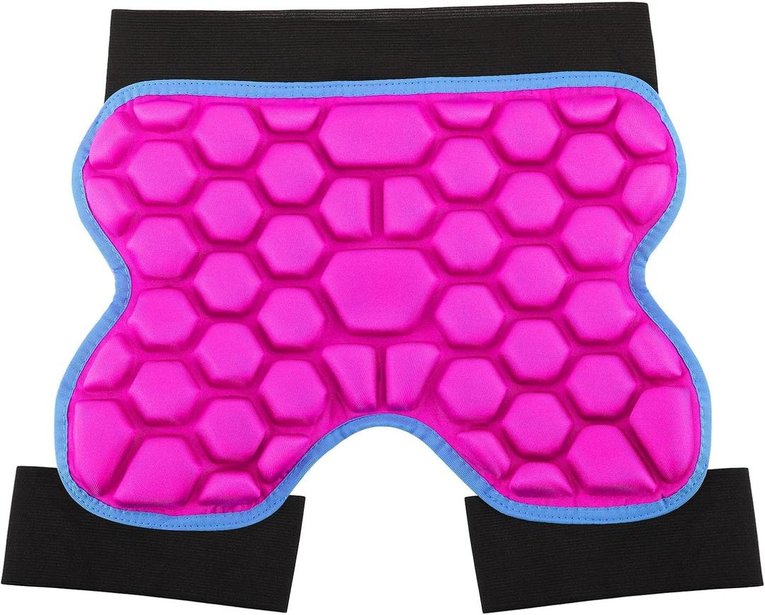 Kids' Skateboarding Hip Pads - Protective Butt Pads for Child Roller Skating, Scooter, Inline Skating - Youth Protective Gear with Comfortable Padding, Ages 3-7 (Pink)