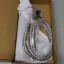 Vessel Sink 12" Bathroom Sinks Tempered Glass Blue Art Basin Round Bowl with Faucet Combo, Blue