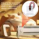 Feekoon Built in Thermostat Compatible with Cadet, Electric Baseboard Heater Thermostat, 22 Amp, 240/208/120 Volt(1 Pack,Double Pole)