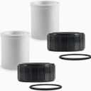 Replacement 350157 Union Kit Compatible with Pentair SuperFlo, SuperFlo VS, SuperMax VS Pool and Spa Pumps 1.5" x 2" PVC Fittings, 2 Pack Fits 342001,342002 Durable and Easy Install