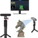 Creality CR-Scan Ferret 3D Scanner for 3D Printing Handheld Scanner 30 FPS Scanning Speed 0.1mm Accuracy Full Color for Android Phone PC Win 10/11