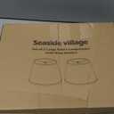 Large Drum Lamp Shades Set of 2, 12"Top x 16"Bottom x 11"High, Beige Lampshades for Table Lamps Floor Lamps, Natural Linen Replacement Lamp Shades, Spider, Harp Holders Included, Easy Assembly