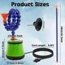Water Pump for Toddlers - Water Outdoor Pump for Kids, Non-Stop Summer Splash Play Tables Accessories with 360 Degree Adjustable Tube, Automatic Fun Game Waterpark Toys (2 Plug, 40W)