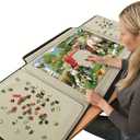 Jumbo, Puzzle Mates, Portapuzzle - Standard 1,000 Piece, Jigsaw Puzzle Accessories, 1000 Pieces, 31.5 X 23.2 Inches