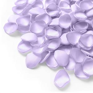 Ling's Moment 200pcs Rose Petals, Silk Flower Petals for Wedding/Aisle/Flower Girl Baskets/Table Centerpiece Dcor,etc.Purple