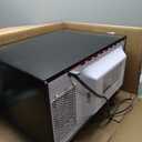 Emerson MW1338SB Countertop Microwave Oven, 6 Pre-Programmed Settings, Removable Glass Turntable, Child Safety Lock, 1.3 Cu ft, 1000W, Stainless Steel