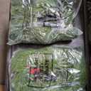 Jutom 2 Pcs 18 Feet Christmas Norfolk Pine Garland Realistic Artificial Faux Greenery Cedar Garland for Mantle Holiday Indoor Outdoor Fireplace Winter Christmas Decorations