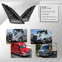 Front Headlight Compatible with 2018+ Volvo VNR Black Reflective LED Headlight with DRL with LED Control Module,Left Side