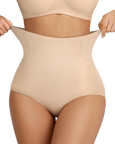 OEAK Tummy Control Shapewear for Women Seamless Girdle High Waisted Body Shaper Underwear Panty Smooth Under Dress Shapewear Size L