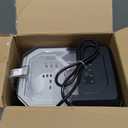 WIE Countertop Ice Maker, 26lbs/24H Portable Ice Machine with Handle,9 Bullet Ice Cubes in 6 Mins,Self-Cleaning Compact Icemaker with Selectable Ice Size for Home Kitchen/RV/Camping/Party, Black