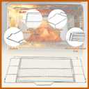 Air Fryer Tray Replacement for Frigidaire 30’’ Oven Parts 25 x 16.25 Inch