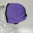 JOHNBOLIN Dog Ear Muffs & No Shake Ear Wrap for Hematoma, Bathing, Drying & Noise Anxiety Relief - Elastic Waterproof Ear Protector with Calming Hoodie Design for Grooming (Purple, L)