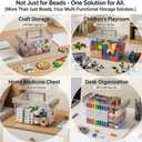 Plastic Storage Containers And Organization Bins Box Stackable with Lid and Secure Latching Buckles, Clear Clip Box For Kitchen or Pantry Storage Cabinet 4 PACK