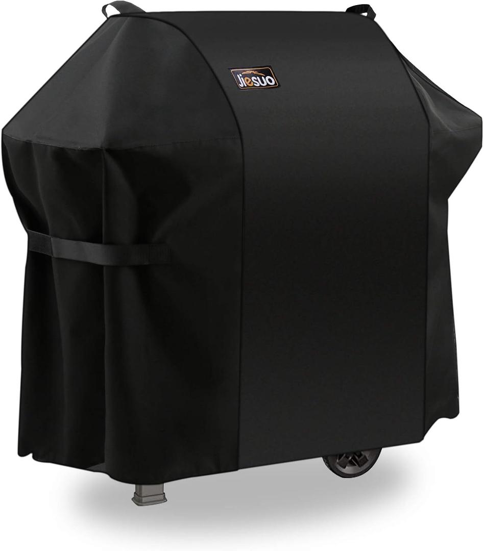 7106 BBQ Gas Grill Cover for Weber Spirit 200 and 300 Series & Genesis Silver A/B: Heavy Duty Waterproof 52 Inch 3 Burner Barbecue Grill Cover