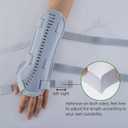 Wrist Fracture Splint,Wrist Brace,for Fractures,Sprains,Pain and Swelling,Arthritis,Tendonitis,Removable Splints for Adult(Left Hand)