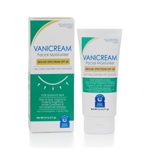 Vanicream Facial Moisturizer with SPF 30 - Mineral Sunscreen - 2.5fl oz - Formulated Without Common Irritants for Those with Sensitive Skin (Exp: 06/2027)