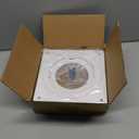 Dryer Vent Wall Plate with Quick Connect & Disconnect, Twist Lock Dryer Vent Connector Kit, 4 Inch Dryer Duct Connector Flange, for Wall Exhaust Vent, Ceiling or Warmhouse Air Circulation (No Hoses)