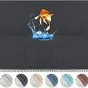 MAXIJIN Waterproof Oversized Couch Covers for 3 Cushion Couch, 79" Quilted Sofa Covers Washable Pet Dog Couch Cover Protector with Elastic Strap & Side Pocket (Large Sofa, Black)