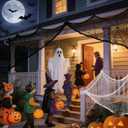 5 x Halloween Decorations Outdoor Indoor Creepy Cloth 4 Pcs Black 2 Pcs White Spooky Scary Halloween Deco for Party, Garden, Yard, Home, Pathway, Door 6 Pcs 30x72 inch