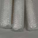 Simply Soson 2x8 inch 7 Day White Pillar Candles in Glass Set of 3, Up to 90 Hour Burn time, Unscented Prayer, Religious Candles for Memorials, Vigil, and Emergency