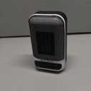 Mini Plug in Heater, Portable Wall Space Heater with Remote, Small Wall Outlet Heating with Adjustable Thermostat and 12H Timer, LED Display for Home Office Bathroom Indoor Use (White)