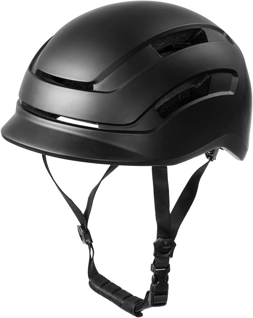 NIU KQi Electric Scooter Helmet with USB Rechargeable Rear LED Light Coummuter and Cycling Helmet for Adults, Teenager