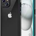 Lanhiem for iPhone 15 Plus Case, IP68 Waterproof Dustproof Shockproof Cases with Built-in Screen Protector, 360 Full Body Protective Front and Back Cover for iPhone 15 Plus - 6.7 inch (Blue)