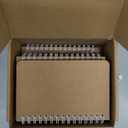 Bright Creations Mini Kraft Notebooks, Unlined A6 Spiral 90-Sheet Plain Journal (3.5x5.5 In, 6 Pack)