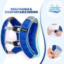 Fragraim Weighted Vest for Women Men - 8lb/10lb/12lb/16lb/22lb/25lb/30lb Weight Vest with Reflective Stripe, Detachable Phone Pouch, Ideal for Walking, Strength Training, Running, Workout, Cardio (Blue)