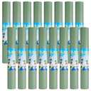 Funtery 3 mm Thin Yoga Mats Bulk, 68 x 24 Inches Lightweight PVC Exercise Mats Non Slip Workout Fitness Pads for Yoga Pilates Stretching Classes Gym Home Studio(Matcha Green,16 Pack)