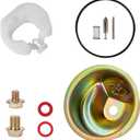 Carburetor Float Bowl Gasket Kit Compatible with Hon da GX240 GX270 GX340 GX390, Needle Gasket Float Bowl Seal Pin Washer Carburetor Repair Kit Replaces 16015-ZE8-005 16011-ZA0-931