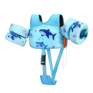 HeySplash Toddler Swim Vest, Toddler Floaties, Kids Swim Jacket with Adjustable Strap, Arm Floaties Water Wing Arm Band for Children Learn to Swim, Puddle Sea Beach Jumper Boy Girl S