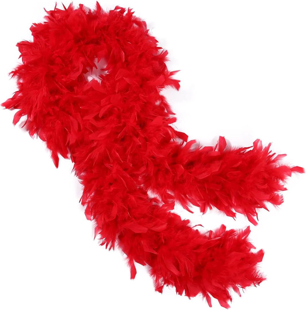 THARAHT 19 Color- 40/60g 2Yard Chandelle Feather Boa Dancing Wedding Party Halloween Costume Decoration Feathers boa