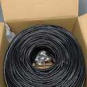 Cat 6 Ethernet Cable 1000ft (60 RJ45), Outdoor & Indoor, Cat 6 FTP Shielded Ethernet Cable Bulk, 23AWG, Heavy Duty, Direct Burial, Waterproof, UV Resistant, Cat6 1000ft for Router, PC, Gaming, CCA