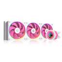 ID-COOLING FX360 INF Pink Edition 360mm Liquid CPU Cooler, AIO Cooler with ARGB Infinity Mirror Effect, 3x120mm Daisy-Chained Fans Low-Noise Operating 29.9dB(A) Max., Intel & AMD Compatible