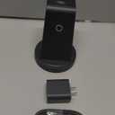 3 in 1 Charging Station for iPhone, Wireless Charger for iPhone 17 16e 16 15 14 13 12 11 X Pro Max & Apple Watch - Wireless Charging Station for AirPods 4 3 Pro (Black)