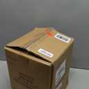 PLASTICPRO 128 Pack Elegant Disposable Plastic Plates Combo Set Includes 64 Dinner Plates and 64 Salad Plates Heavy Duty Fancy Party Plates Black & Gold Contemporary Design