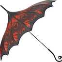 Red Ritual Heart of Darkness Pagoda Umbrella Artisan Vampire Design