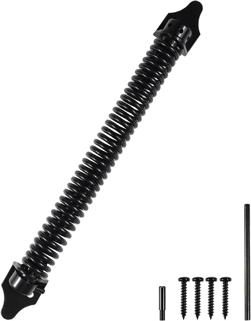 Gate Springs Self Closing Heavy Duty 14in Outdoor Gates Adjustable Tensioner Automatic Gate Closure - 1pack
