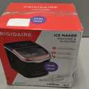 FRIGIDAIRE Retro Compact Ice Maker Machine, Bullet Ice, 26 lb per Day (BlackRoseGold)