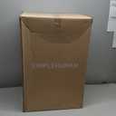 simplehuman 50 Liter / 13 Gallon Semi-Round Kitchen Step Can with Secure Slide Lock, Black Plastic