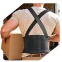 Medical-Grade Work Back Brace with Adjustable Shoulder Straps [Stronger Support & Breathable Mesh] Lower Back Support Belt for Men Women - Pain Relief for Lifting, Warehouse, Construction & Moving, Black 2XL