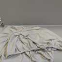 Couch Cushion Covers, Comfort Soft Magic Sofa Covers Washable Stretch Resistant Slipcovers for Sectional and L Shaped Seats Furniture Protectors for Pets (2 Seaters Covers, Ivory)