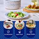 JOLLY CHEF 300 Count 8.5 Inch Paper Plates, Soak-Proof, Cut Proof, Disposable Heavy Duty Plates for Everyday Use, Picnic, Family Gatherings, Parties