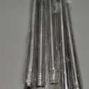 Chrome Shower Curtain Rod 31 to 80 Inch,1 Inch Diameter Adjustable Spring Tension Curtain Rod No Drilling Stainless Steel Telescoping Rod,No Rust