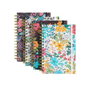 Spiral Notebook, B5 Lined Journal for women, Hardcover Spiral Journal with 2 Pockets, College Ruled Large Notebooks 7.48" x 10", 160 Pages Notebook for Office, School Supplies, Gifts